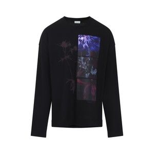 Dries Van Noten Hegland Black Cotton T-Shirt - NWT